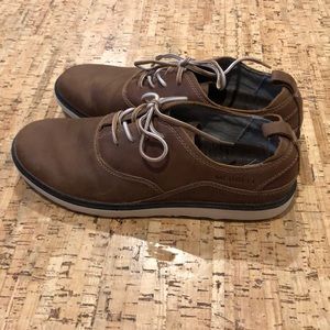 New Merrell Brown Sugar Lace Up Leather Shoes Women's Size 10